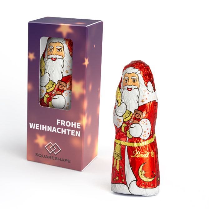 Lindt Schoko Nikolaus In Werbekartonage 10 G Schuelbe Promotion