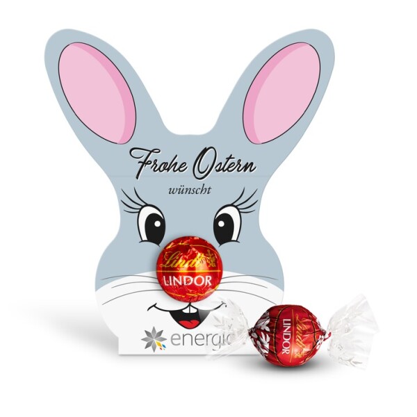 LINDT Lindor Kugeln in Hasen-Kartonage