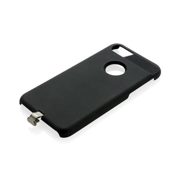 Ladehülle für iPhone 6-7, schwarz