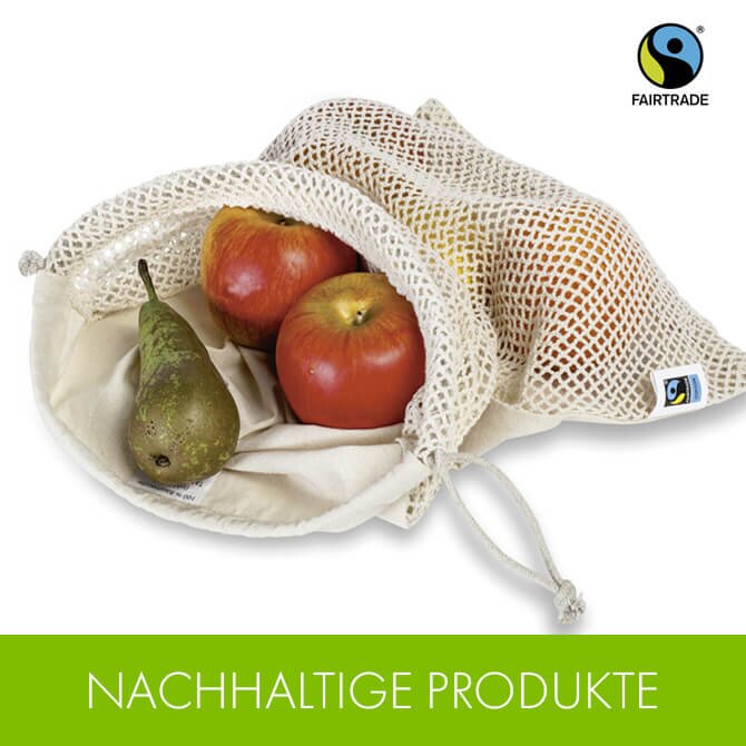 Nachhaltige Produkte für Sie individualisiert | Recycling-Materialien, nachwachsende Rohstoffe, kurze Transportwege, lange Lebensdauer, Wiederverwendbarkeit