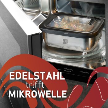 Edelstahl trifft Mikrowelle