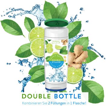 Double Bottle: 1 Flasche, 2 Füllungen