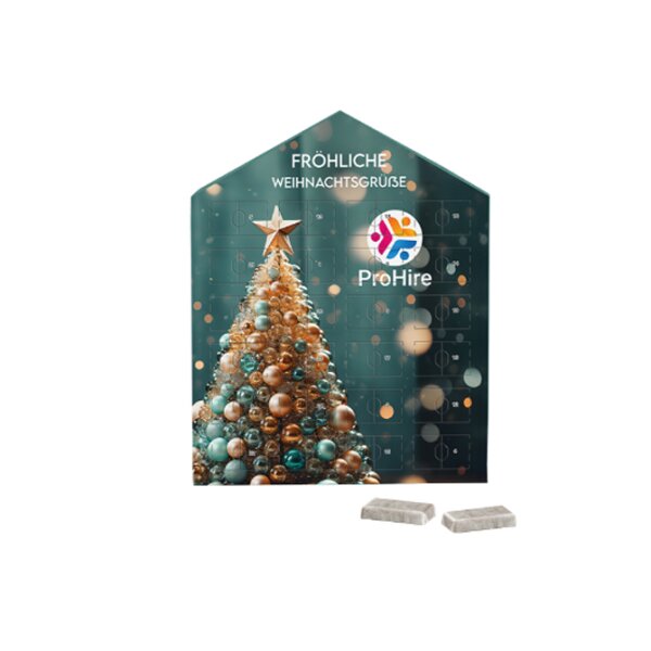 Täfelchen Adventskalender Haus