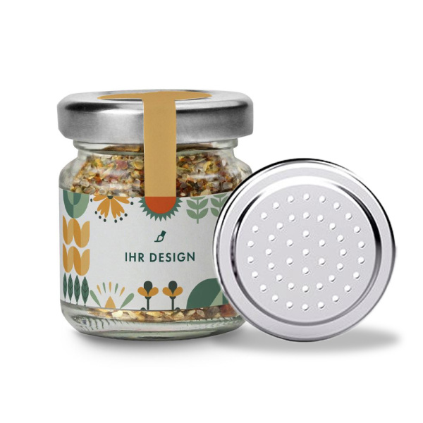 Mini Gewürzglas mit Streudeckel "BBQ"