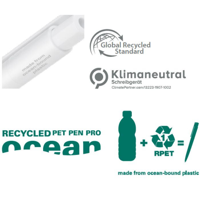 rPET Pen »Pro Ocean«