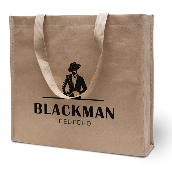 Kraftpapier-/Non-Woven Tasche "Bedford"