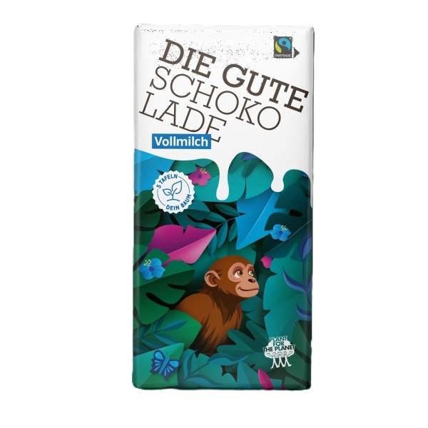 Die Gute Schokolade im Werbeschuber