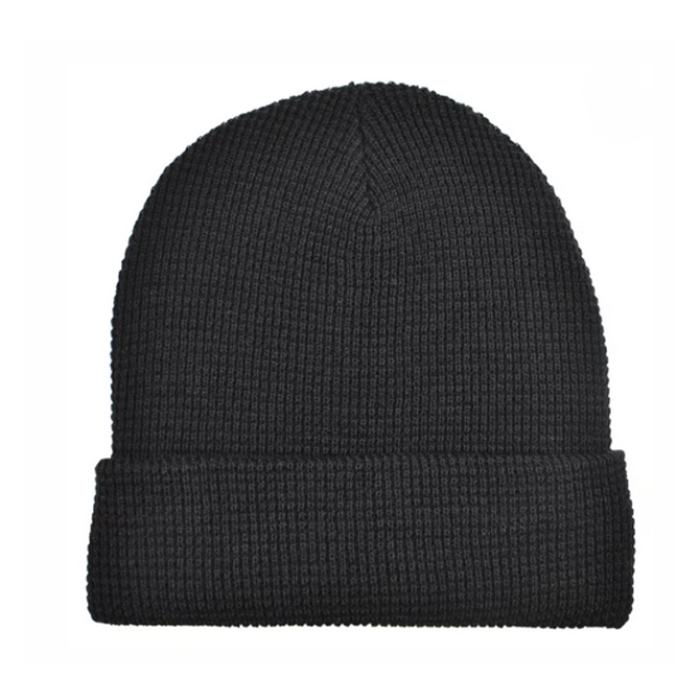 Strickmütze in Waffeloptik