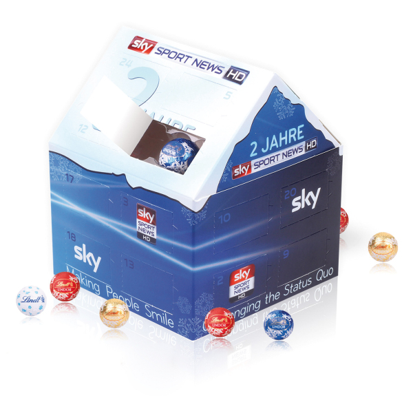 LINDT Adventskalender "Weihnachtshaus"