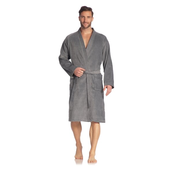 VOSSEN Bademantel "Dallas" mit Stick