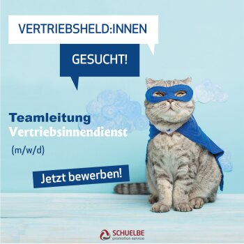 Wir suchen dich als Teamleitung  Vertriebsinnendienst (m/w/d)!