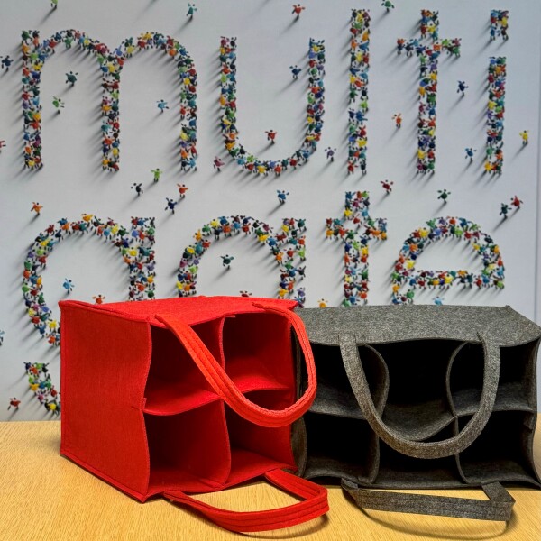 Flaschentasche aus Filz