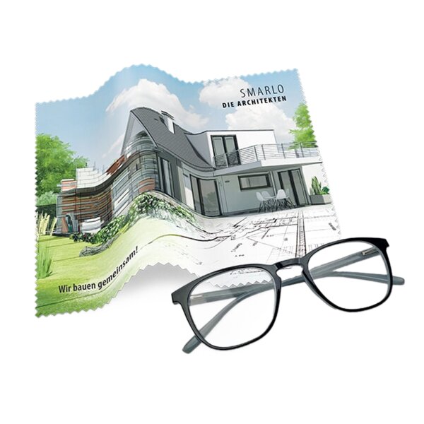 RPET Brillenputztuch 18 x 15 cm