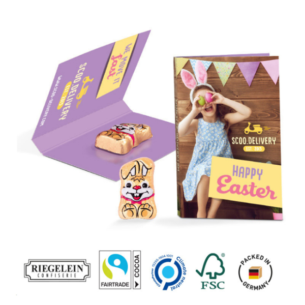 Werbekarte Osterhase