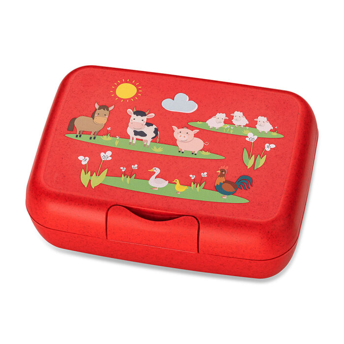 KOZIOL Lunchbox Kindermotiv Farm "Candy L", biozirkulär