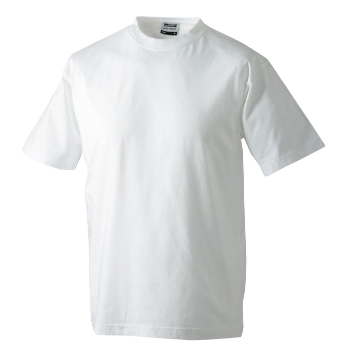 Shirt "Round-T Medium", weiß, Damen/Herren