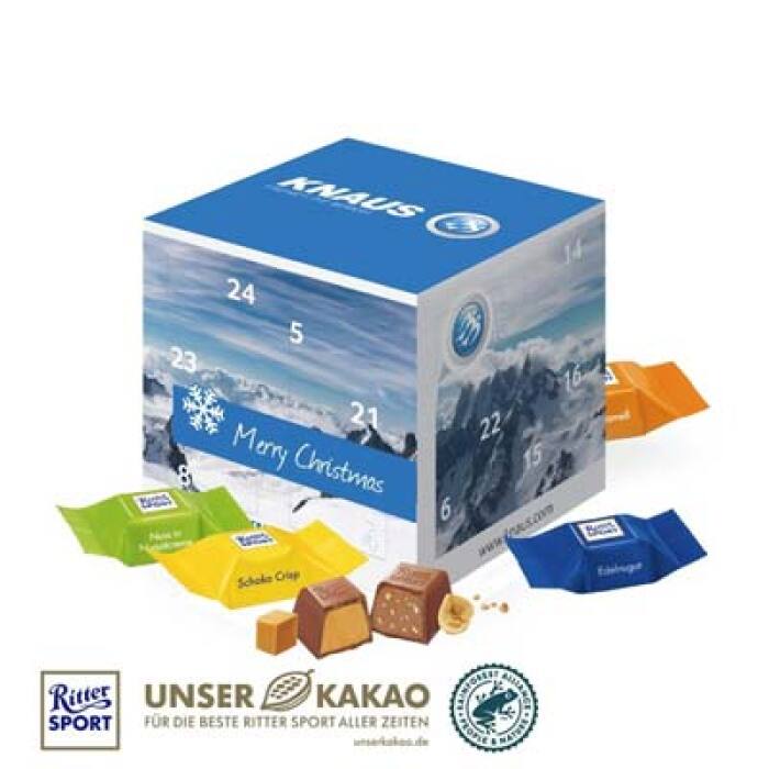 Adventskalender „Cube“ mit RITTER SPORT Schokowürfel