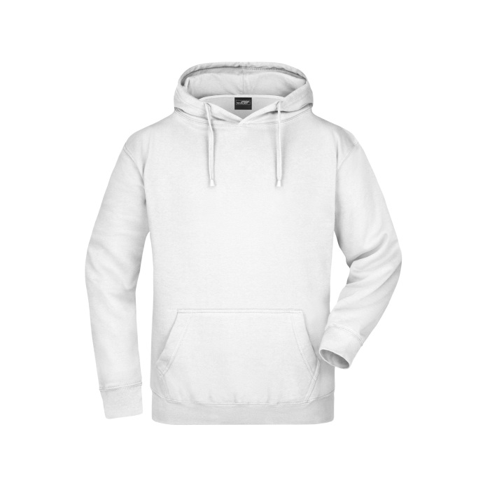 Men's Hooded Sweat weiss