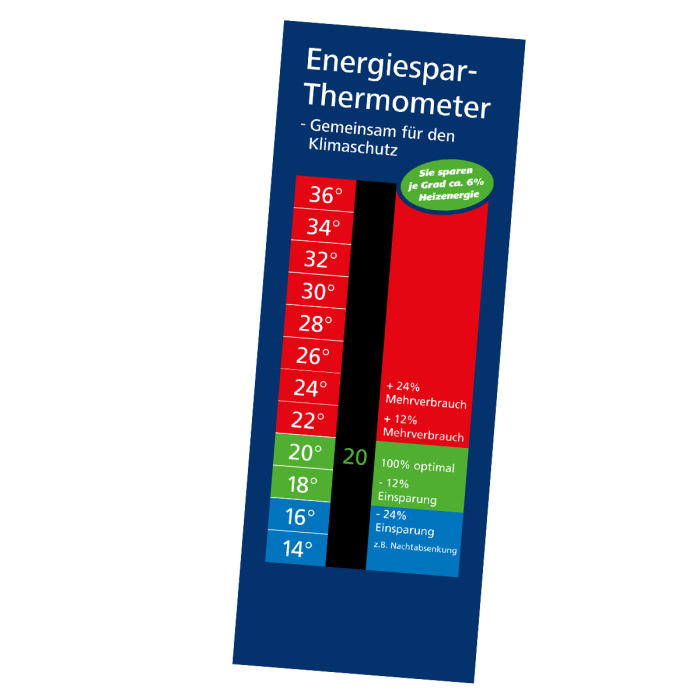 Energiespar-Thermometer