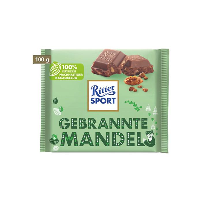 Schokotafel Ritter SPORT „Rentier“