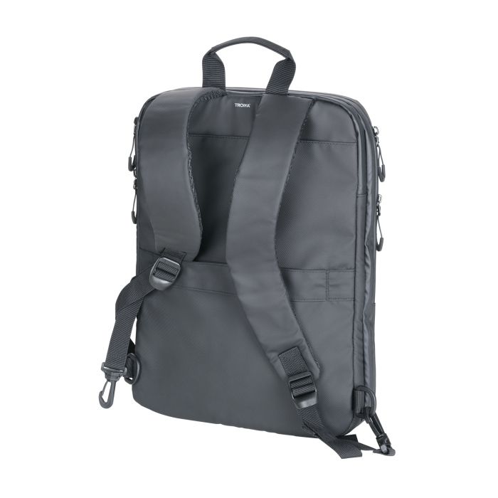 TROIKA Laptop-Rucksack "Black Expandable"