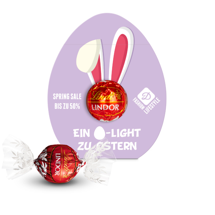 LINDT Lindor Kugeln in Osterei-Kartonage