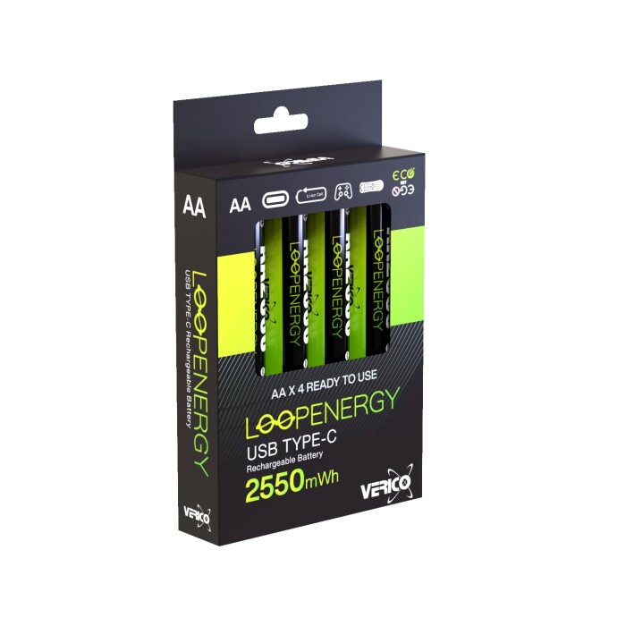 Akku-Batterie "LoopEnergy" AA (2er Pack) 