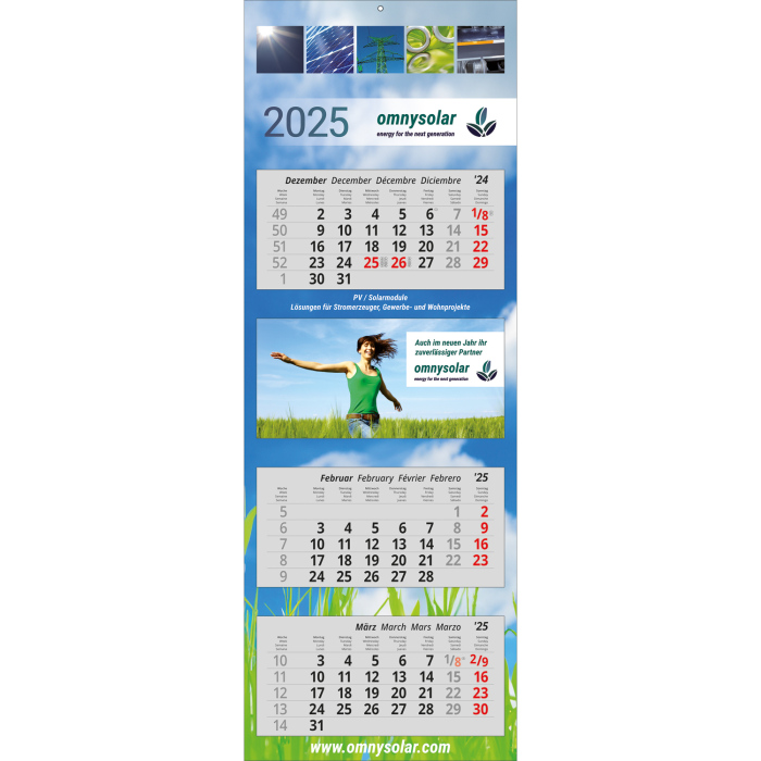 4 Block-Wandkalender "Promo"