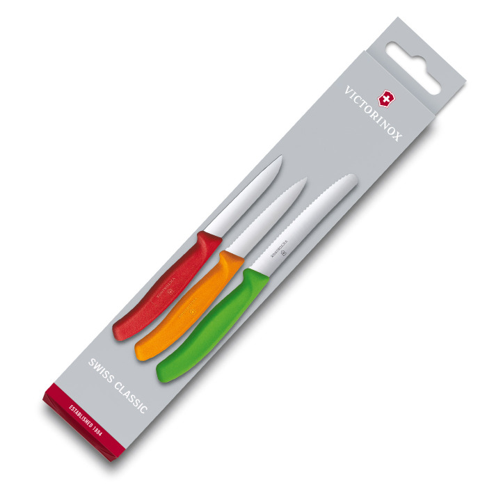 VICTORINOX Gemüsemesser-Set, 3-teilig "Swiss Classic"