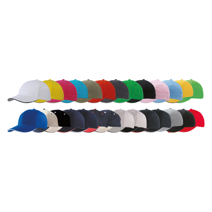 6 panel Sandwich Cap