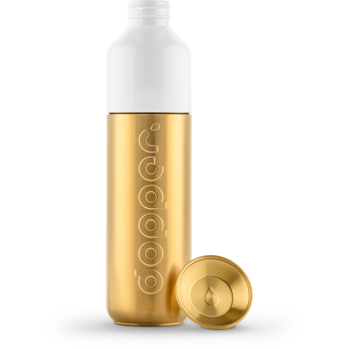 dopper Trinkflasche "Steel gold" 0,49 L