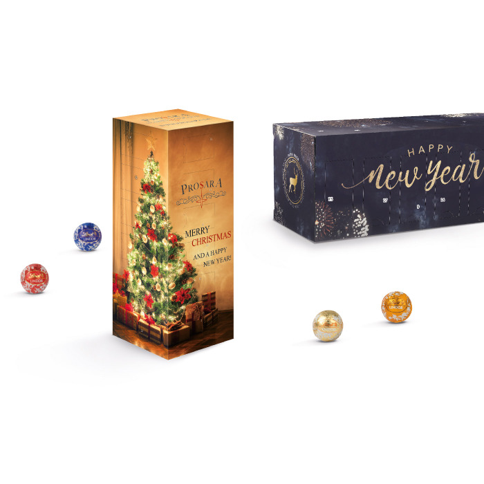 LINDT Mini Kugeln Tower Adventskalender