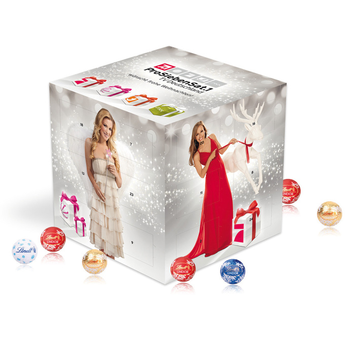 LINDT Adventskalender "Cube" Organic 