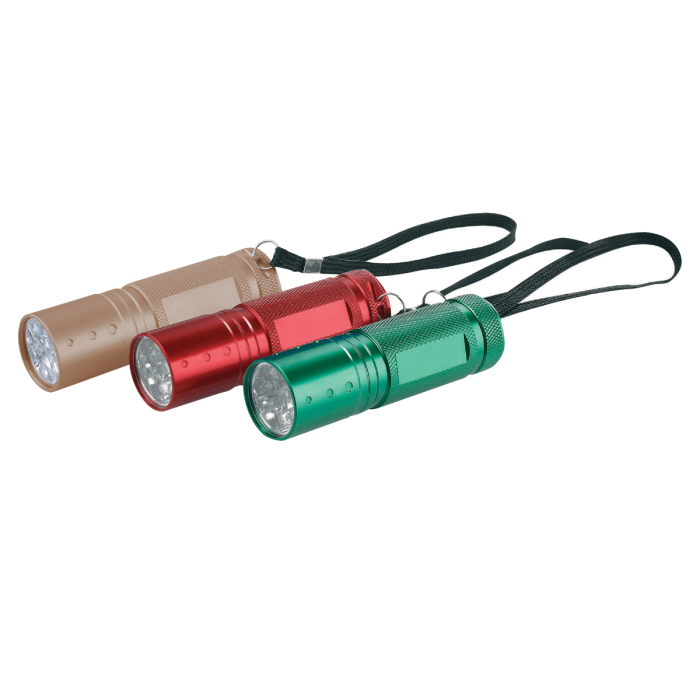LED-Taschenlampe "Metal Basic", farbig